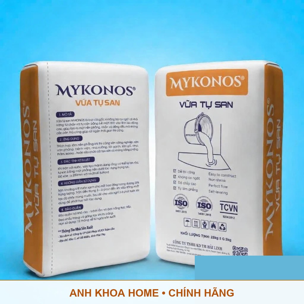 Vữa tự san phẳng MYKONOS MKN-V10