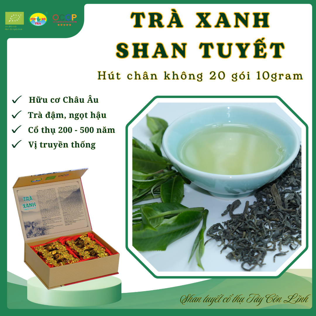 TRÀ XANH SHAN 1 tôm 3 lá Mã SP: 27
