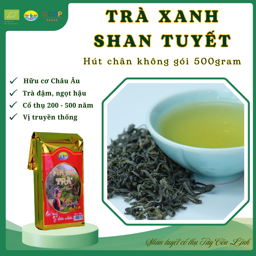 TRÀ XANH SHAN (Hút chân không 500g) Mã SP: 73B