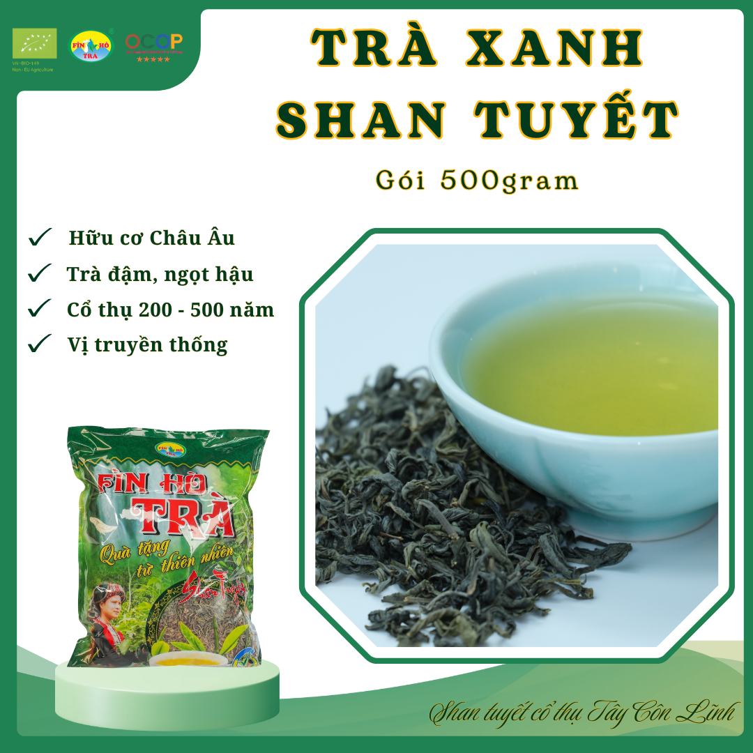 TRÀ XANH SHAN 1 tôm 3 lá- Mã SP: 27