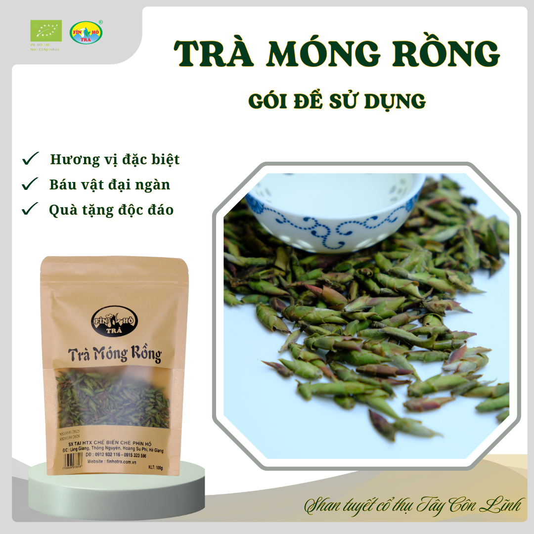 TRÀ MÓNG RỒNG Gói 100g Mã SP: 18