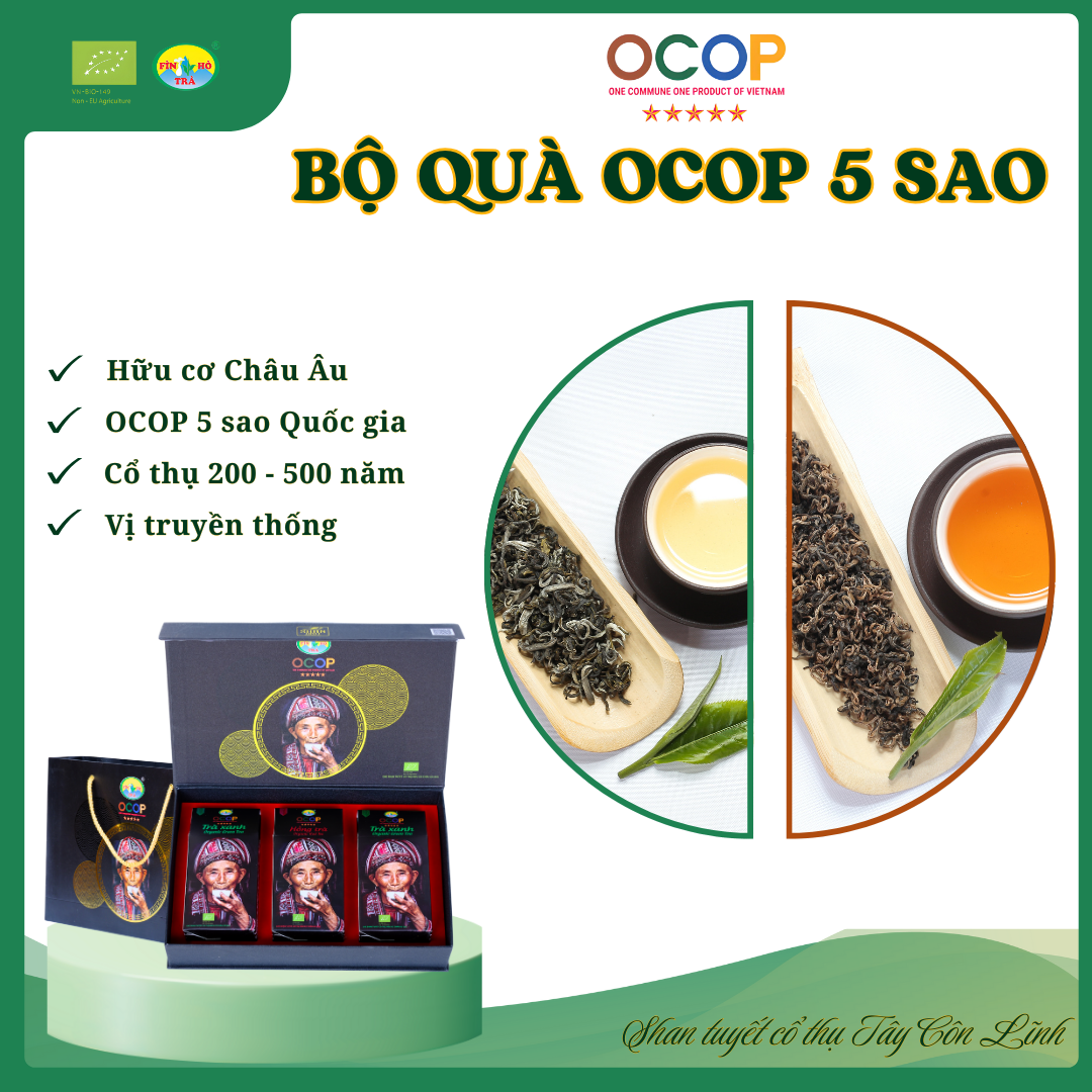 SET QUÀ TẶNG OCOP 5 SAO 2 xanh 1 hồng OCOP- Mã: AA