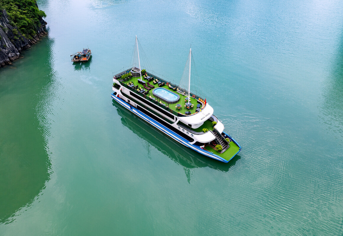 Cruise Maia- Daily Departure: Hà Nội- Hạ Long- Tuần Châu- 950,000 VND