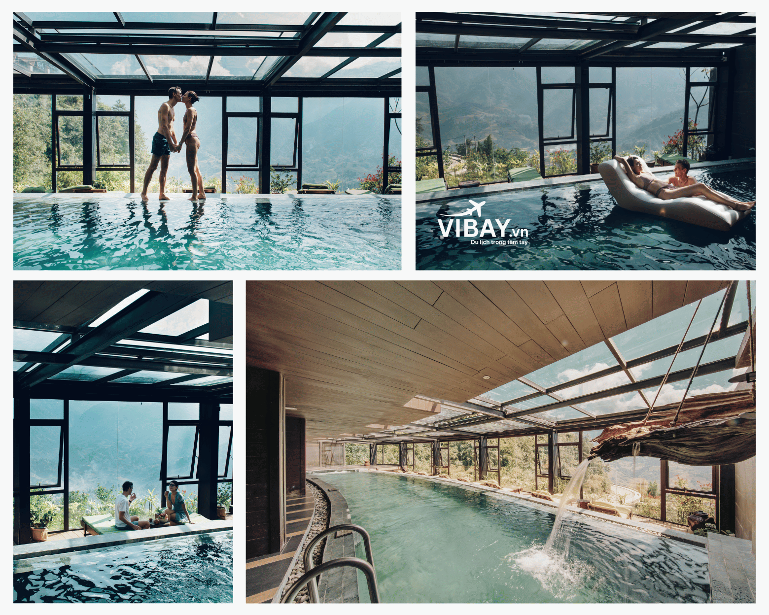 Sapa Jade Hill resort bể bơi
