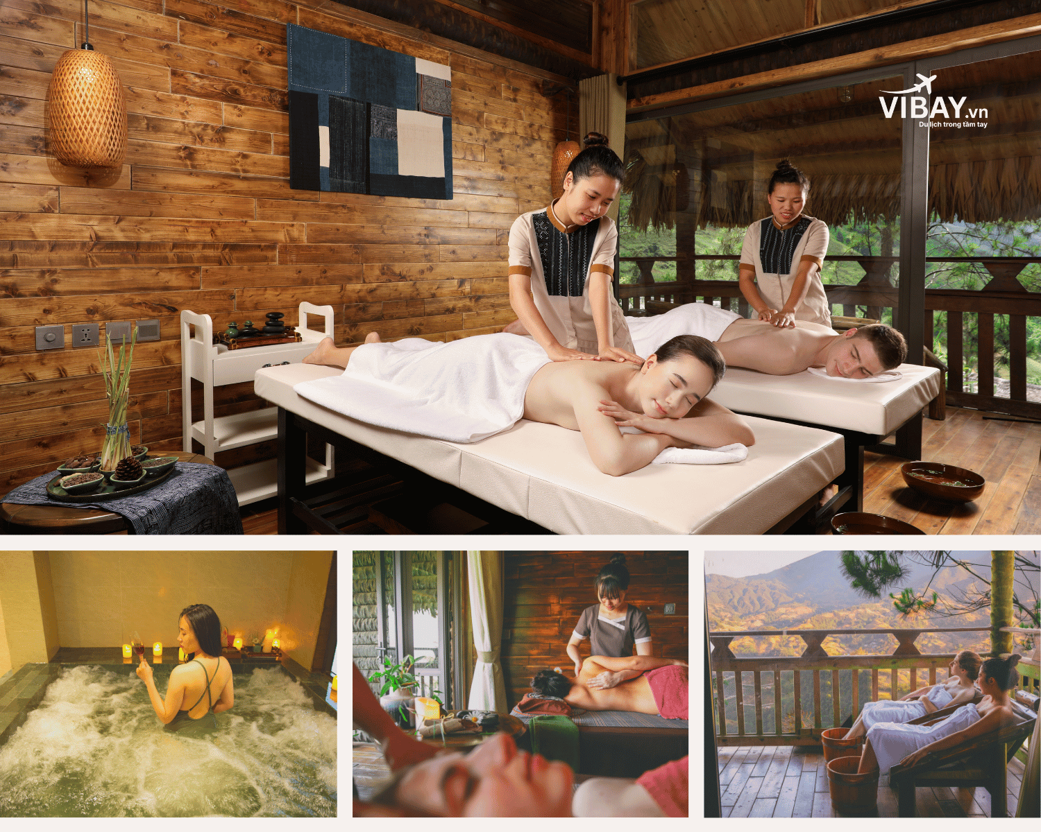 Sapa Jade Hill resort Huab Spa thư giãn