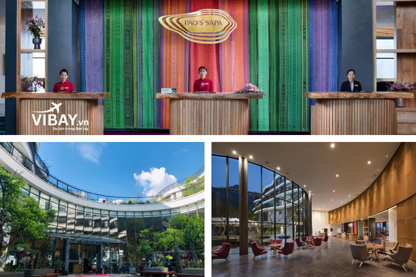 Sảnh đón tiếp khách sạn Pao's Sapa Leisure