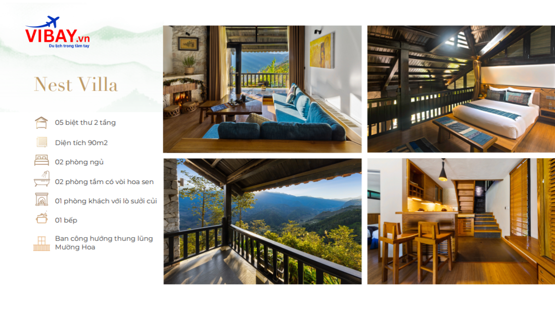 Sapa Jade hill resort hạng Nest Villa