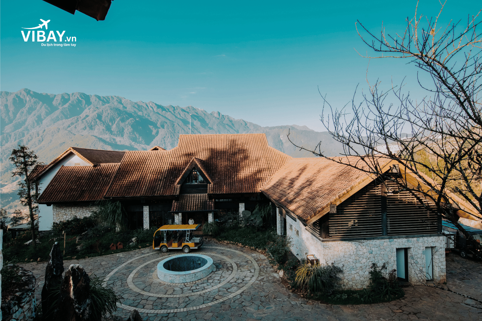 Sapa Jade hill resort sảnh lễ tân