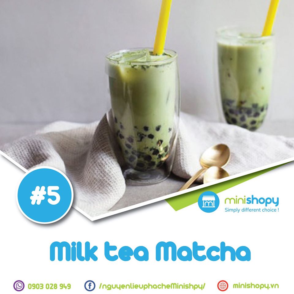 CÁCH LÀM TRÀ SỮA MATCHA