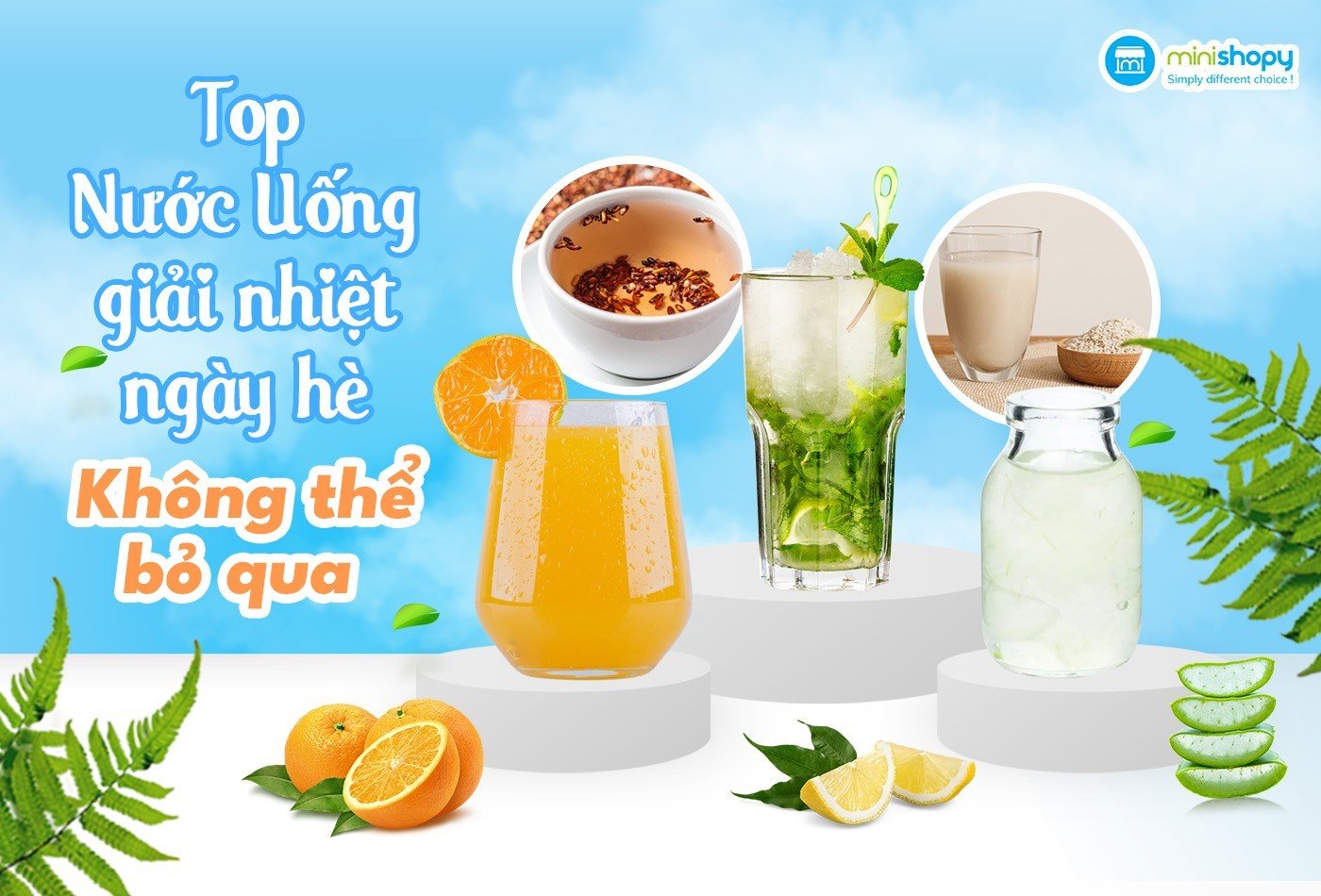 TOP 8 LOẠI NƯỚC UỐNG NGÀY HÈ NHẤT ĐỊNH KHÔNG THỂ BỎ QUA