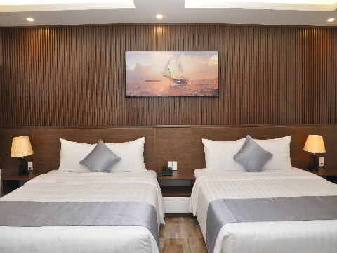 Phòng Deluxe có 2 giường cỡ Super King size