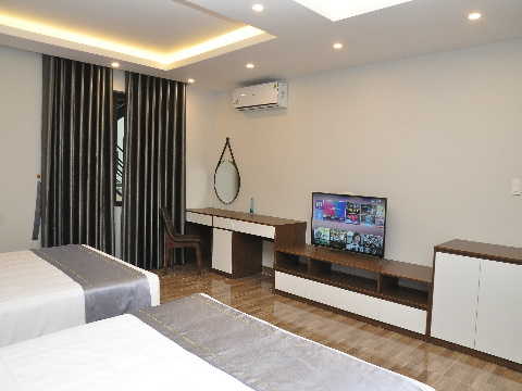 Phòng Deluxe có 2 giường cỡ Super King size