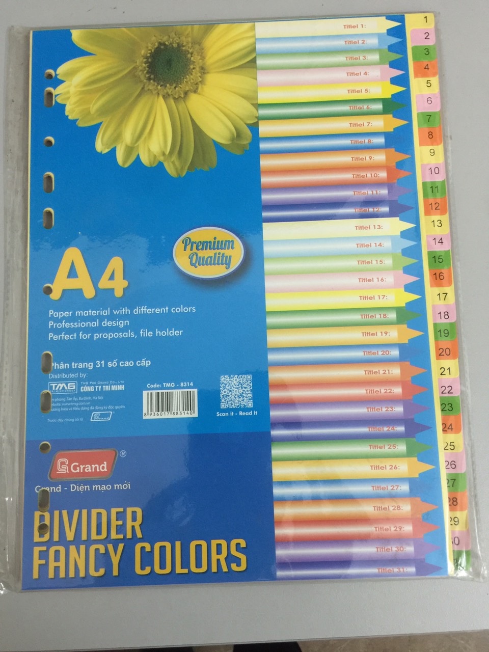 Chia file-Phân trang Văn phòng phẩm TQ