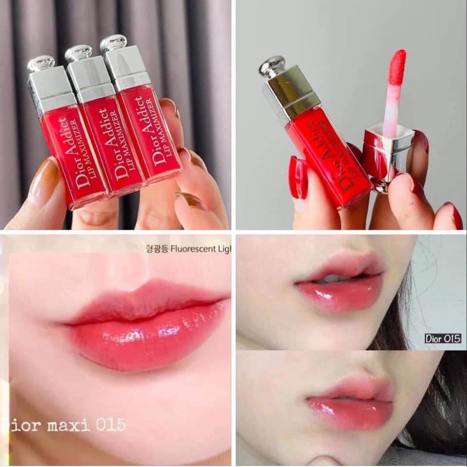 Son Dưỡng Dior Maximizer 015 Cherry Màu Đỏ Cherry Hot Nhất Mới Nhất