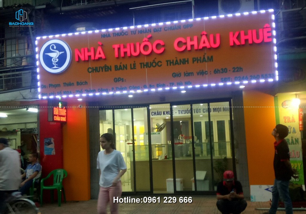 Làm biển nhà thuốc - Liên hệ Hotline: 0961 229 666.