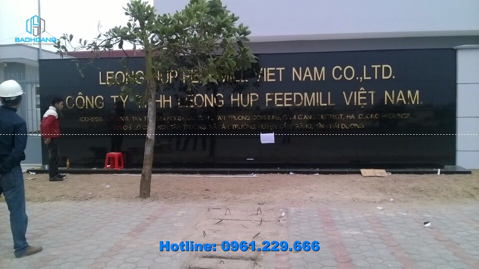 Biển Công Ty, Bền đẹp nhất - Liên hệ: 0961 229 666.