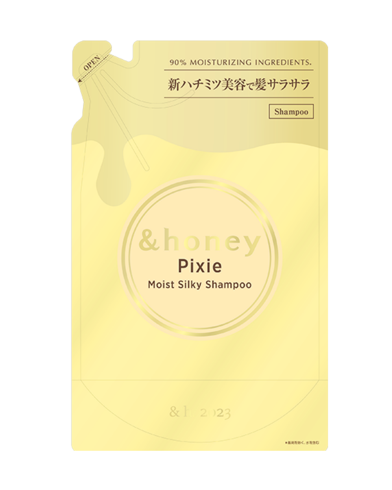 Dầu gội dưỡng tóc bồng bềnh suôn mượt &honey Pixie (Túi refill) 350 ml