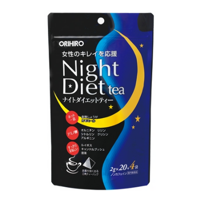 Trà Giảm Cân Night Diet Tea Orihiro Nhật Bản 24 gói
