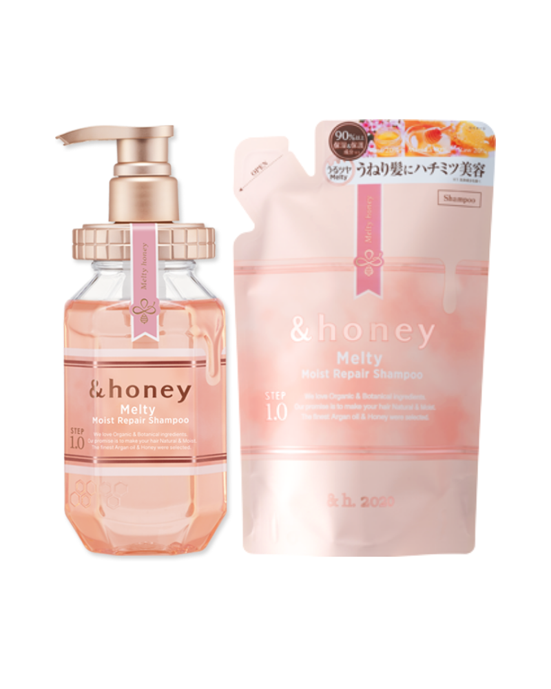 Dầu gội dưỡng tóc suôn mượt vào nếp 1.0 &honey melty 440ml