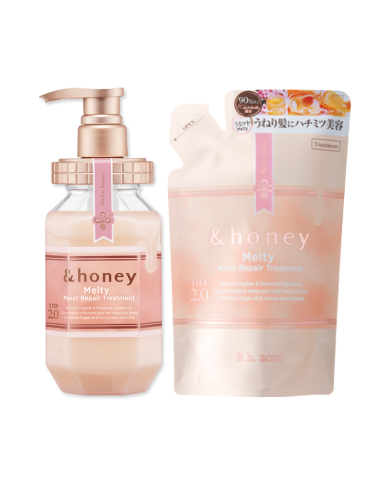 Dầu xả dưỡng tóc suôn mượt vào nếp 2.0 &honey melty 445g