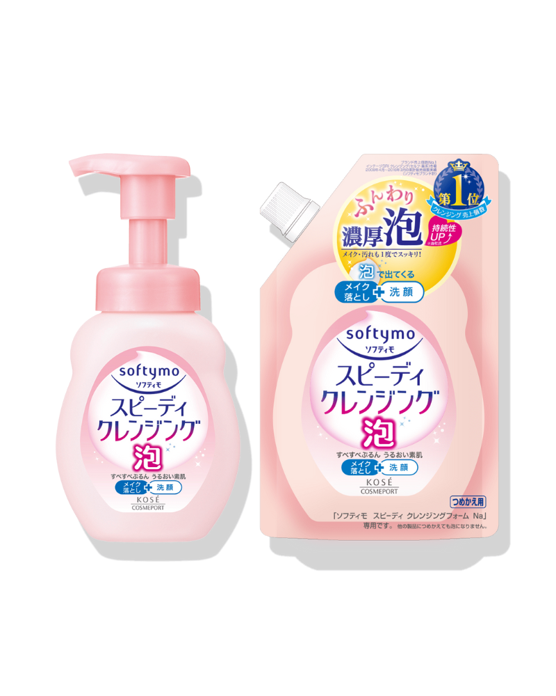 Sữa rửa mặt & tẩy trang dạng bọt làm sạch nhanh Softymo 200 ml