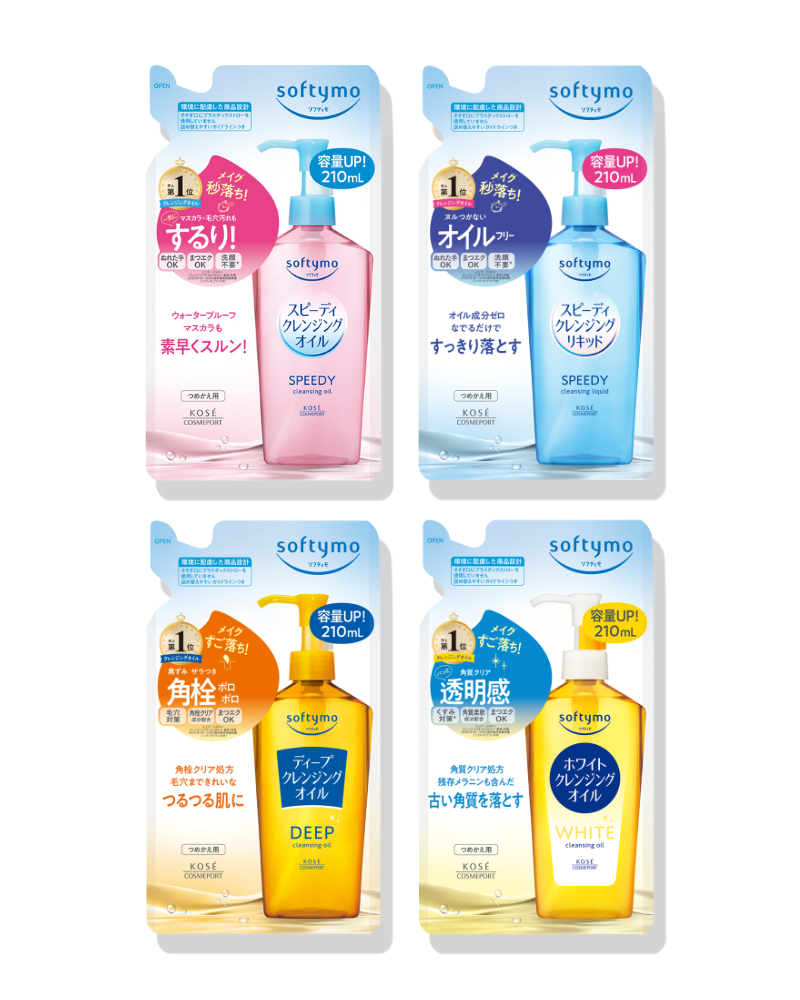 Nước tẩy trang làm sạch nhanh Softymo (Túi refill) 210ml
