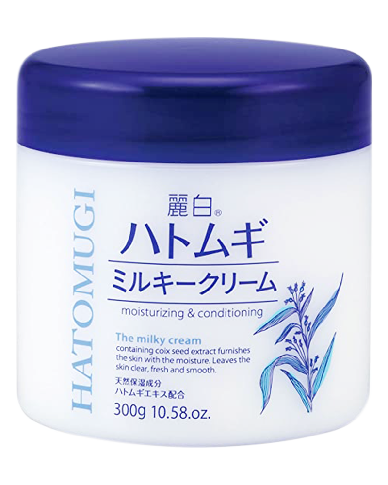 KEM DƯỠNG ẨM VÀ LÀM SÁNG DA HATOMUGI NỘI ĐỊA NHẬT BẢN (LỌ 300G)