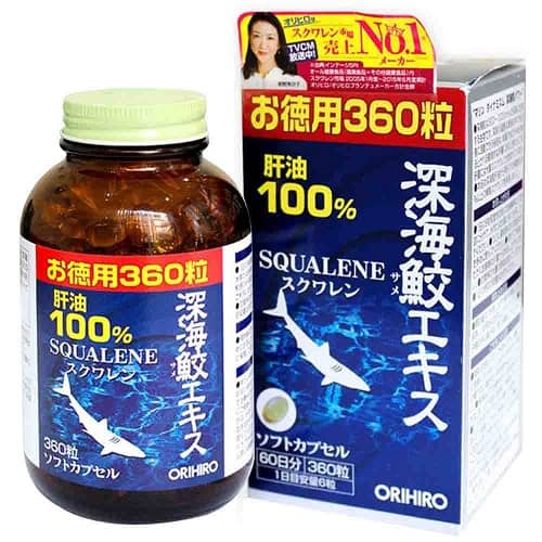 SỤN VI CÁ MẬP SQUALENE ORIHIRO NỘI ĐỊA NHẬT BẢN 360 VIÊN