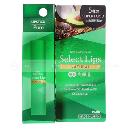 Son dưỡng môi chứa tinh dầu thực vật Omi select
