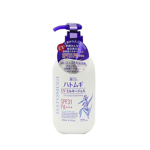 SỮA DƯỠNG THỂ CHỐNG NẮNG HATOMUGI - REIHAKU HATOMUGI UV MILKY GEL