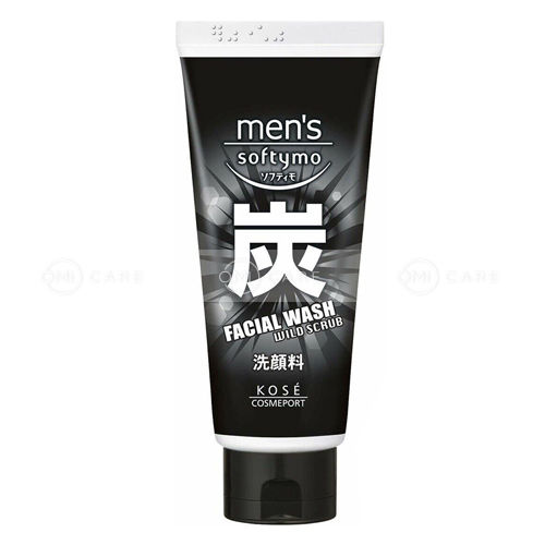 Sữa rửa mặt than hoạt tính dành cho nam Softymo
