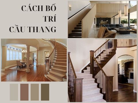 Mẹo đặt cầu thang trong nhà mang đến tài lộc và may mắn