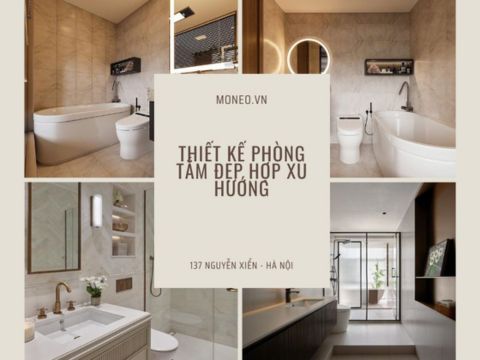 Bí quyểt thiết kế phòng tắm đẹp sang trọng