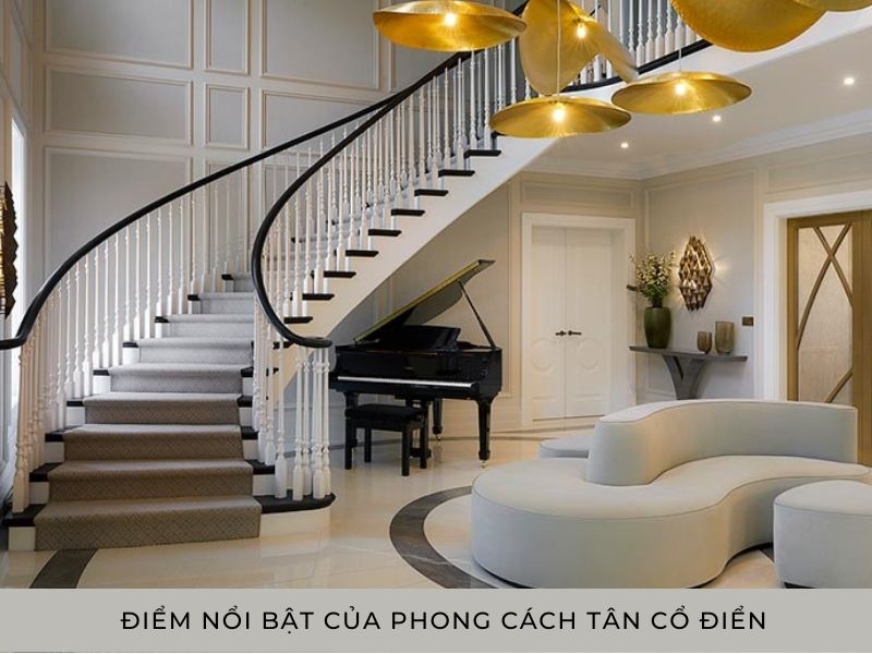 Điểm nổi bật của phong cách thiết kế biệt thự Tân cổ điển