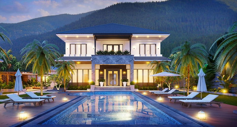 Các mẫu biệt thự có hồ bơi