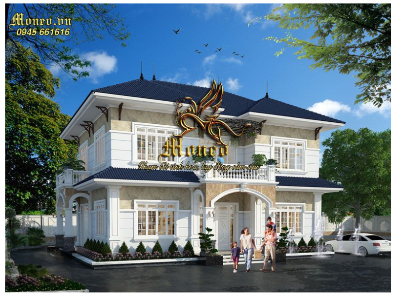 giá thiết kế biệt thự tân cổ điển đẹp là bao nhiêu?