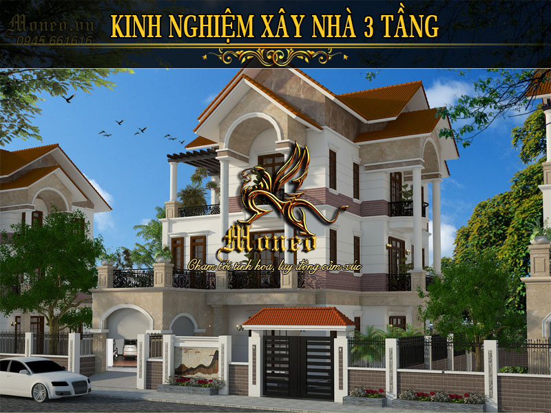 kinh nghiệm xây nhà 3 tầng