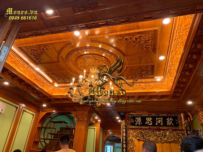 thiết kế nội thất gỗ phong cách cổ điển