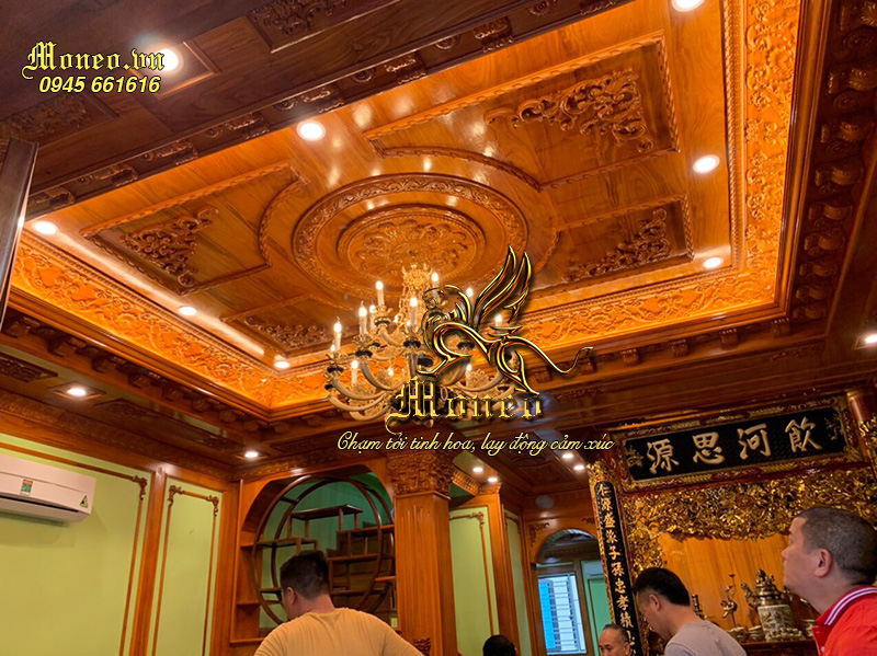 thiết kế nội thất gỗ phong cách cổ điển