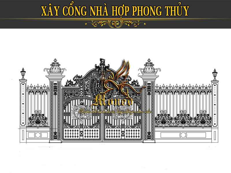 Xây cổng nhà hợp phong thủy