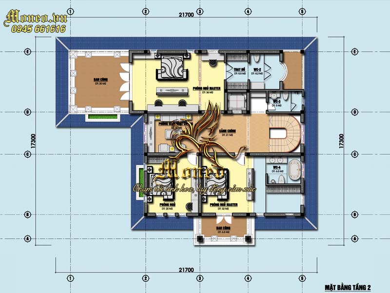 Bản vẽ thiết kế mặt bằng biệt thự vườn cao cấp