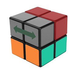 cách giải rubik 2x2 - bước 2: trường hợp 2