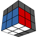 Bước 2: Mở rộng block 2x2x2 thành 2x2x3 (hiển thị mặt đáy)