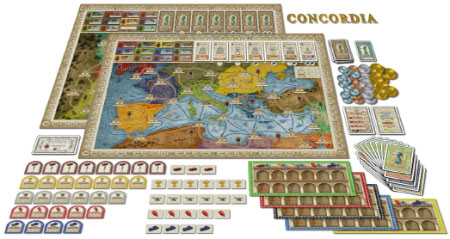 Hướng dẫn luật chơi chi tiết Concordia Board Game