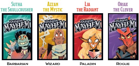 LUẬT CHƠI ĐẦY ĐỦ DUNGEON MAYHEM BOARD GAME D&D