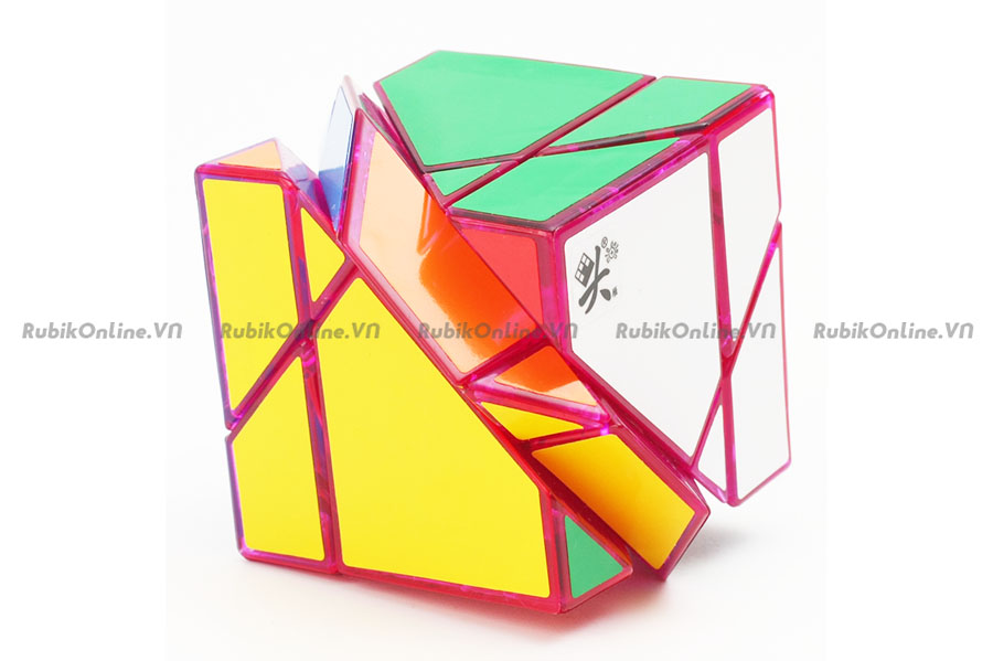 Dayan Tangram Cube Transparent - Tím trong suốt phiên bản giới hạn