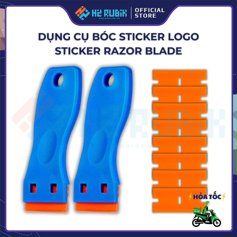 Loser Machine Sticker Razorblade Dụng cụ bóc sticker logo Sticker Razor Blade H2 Rubik Shop