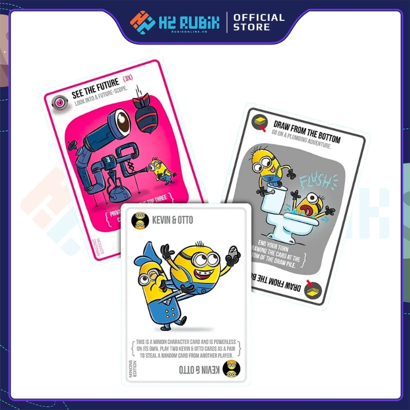 Exploding Minions Bài mèo nổ của Minions H2 Rubik Shop
