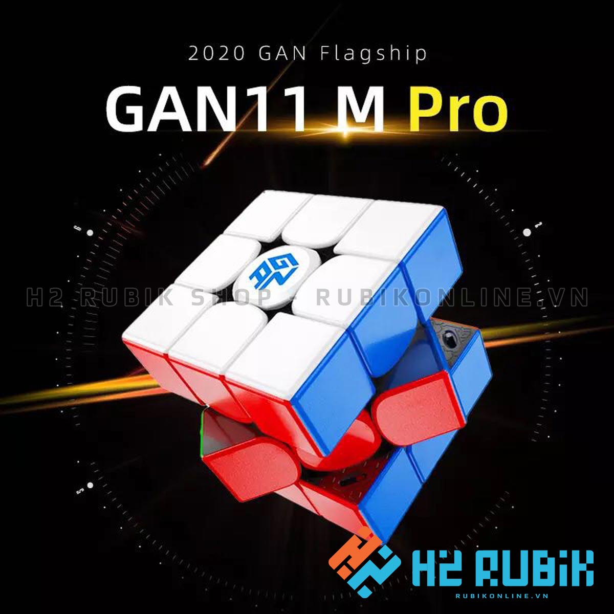 GAN 11 M PRO Rubik 3x3 flagship hãng GAN 2020 H2 Rubik Shop