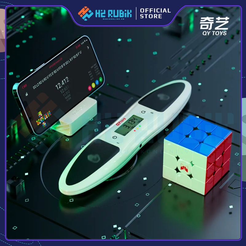 QiYi Smart Timer Đồng hồ bấm giờ Rubik thông minh H2 Rubik Shop